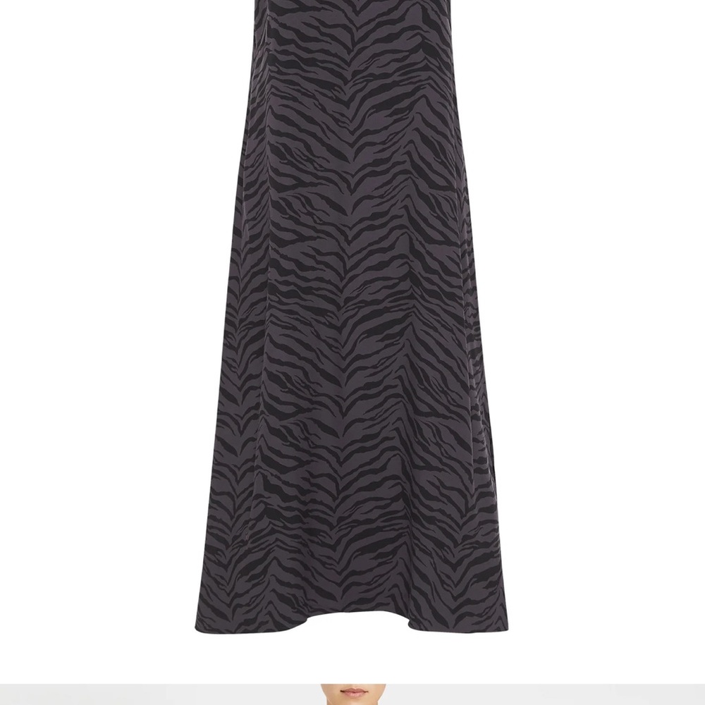Rails Black Zebra Yara slipdress NWOT